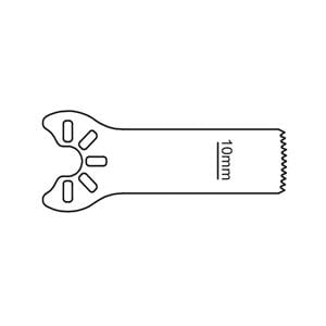 Blade Bone Saw 25.0x9.0mm Sagittal Small Ea