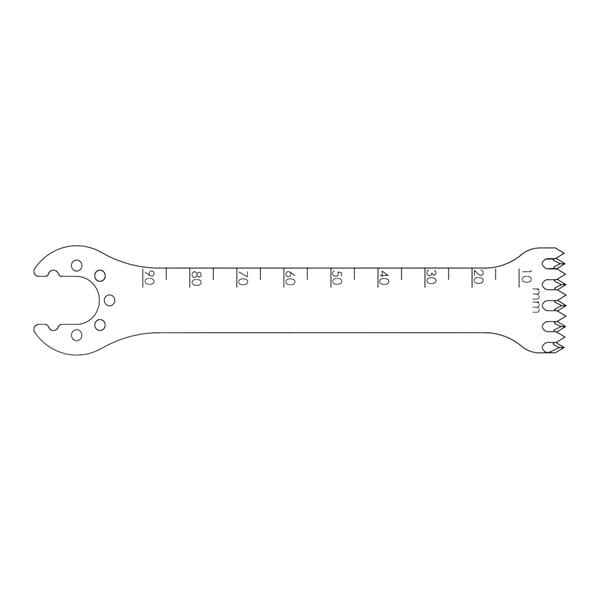 Blade Bone Saw 90.0x21.0mm Sagittal/Occipital Large Ea