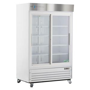 Standard Laboratory Refrigerator 47 Cu Ft 2 Glass Doors 1 to 10C Ea