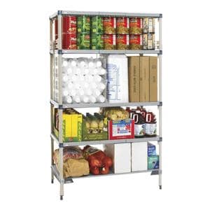 Metromax Q Starter Shelving Unit Polymer Ea