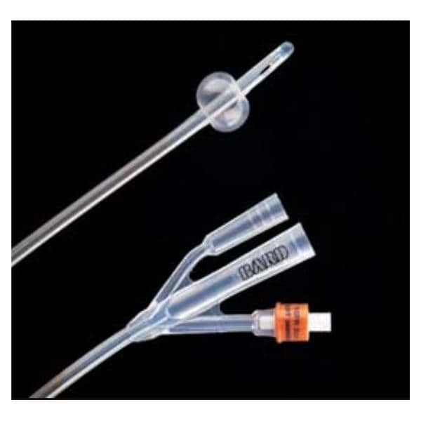 Lubri-Sil I.C. 3-Way Foley Catheter Standard Tip Slcn100%/Hydrgl Ct 20Fr