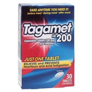 Tagamet H2 Blocker Tablets 200mg 30/Bx