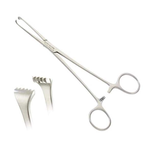 Euro-Med Allis Tissue Forcep 7.5" Non-Sterile Ea