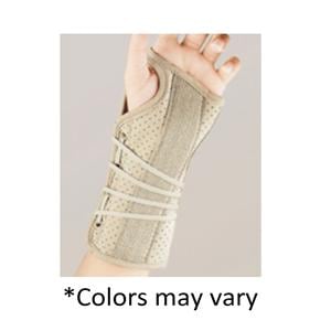 Soft Fit Support Brace Wrist Size X-Small Perforated Suede 8" Left