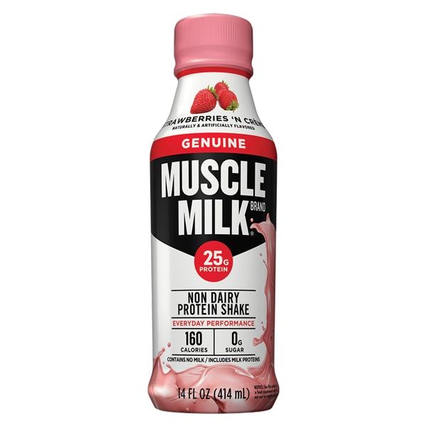 Muscle Milk Pro Series Protein Drink Strawberry 14oz Bottle 12/Ca