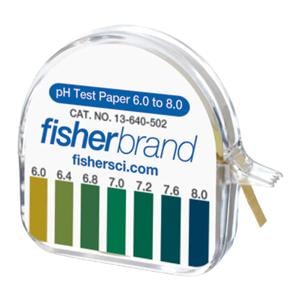 Fisherbrand General Purpose PH Paper 6-8 Range 100/Roll, 5 Rolls/Case 500/Ca