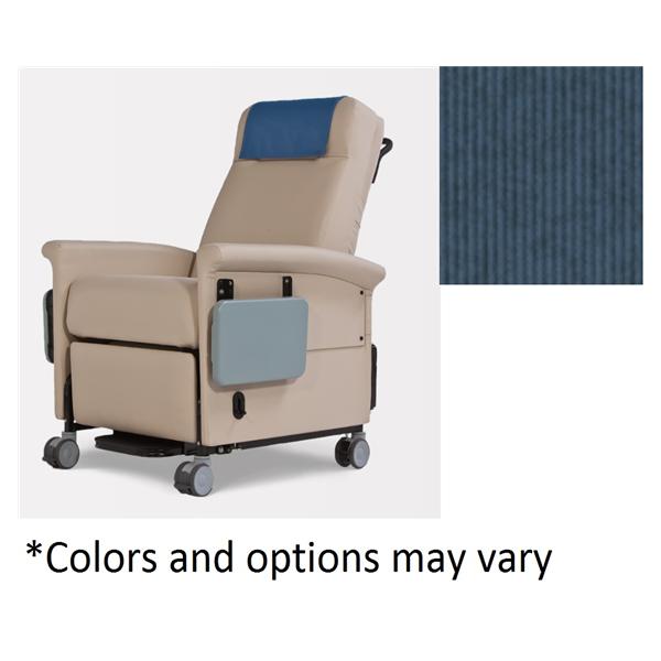 Ascent Medical Recliner Vinyl Upholstery 300 Lb Manual Bonnie Blue Ea