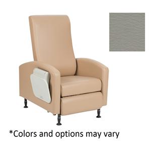 Vero Premium Series Patient Recliner Vinyl 350Lb Manual Grey Ea