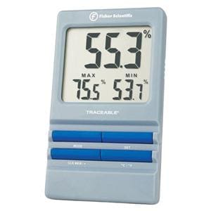 Traceable Hygrometer Thermometer ABS Plastic 0 to 60°C Ea