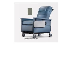 Bariatric Recliner All Steel 500lb Manual Gray Ea