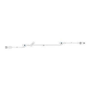 IV Extension Set 35" 2 Needle-Free Y-Sites Female Luer Lock 50/Ca