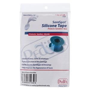 SoreSpot Tape Silicone 1"x5yd Ea