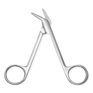 Wire Cutting Scissors Angled 4-3/4" Stainless Steel Single-Use 20/Ca