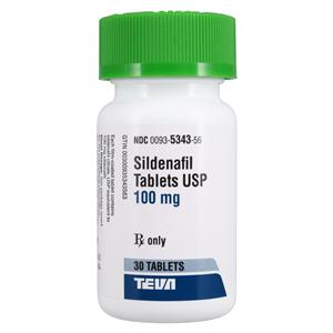 Sildenafil Tablets 100mg Bottle 30/Bt