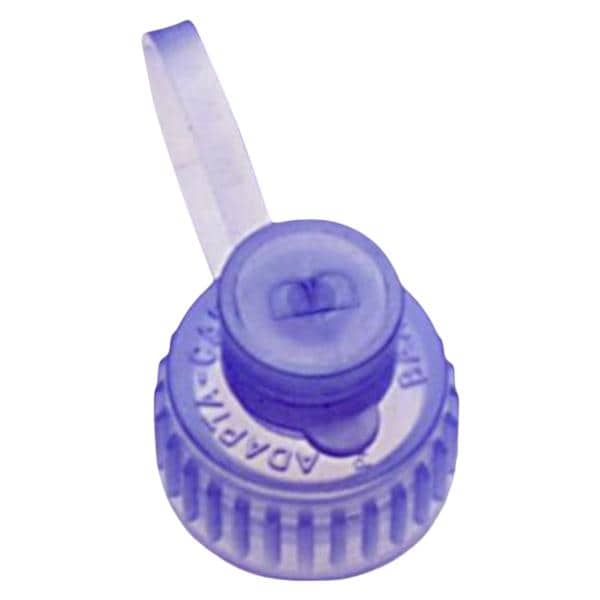 Adaptacap Bottle Adapter LDPE Blue Threaded Closure 20mm