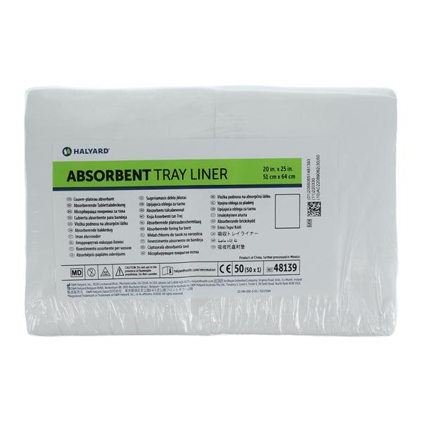 Liner 20 in x 25 in White Disposable 400/Ca