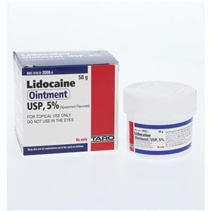 Lidocaine Topical Ointment 5% Jar 50gm Each