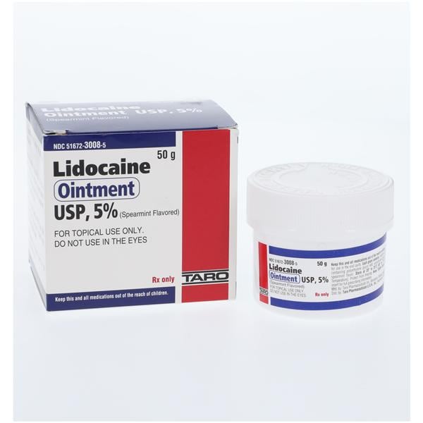 Lidocaine Topical Ointment 5% Jar 50gm Each