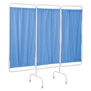 Privacy Screen Curtain 3 Panel Blue Ea