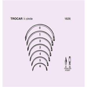 Suture Needle Size 1 1/2 Circle Stainless Steel Mayo Catgut 144/Bx