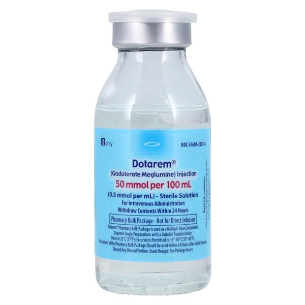 Dotarem Injection 0.5mmol/mL Pharmacy Bulk Pack 100mL 6/Package