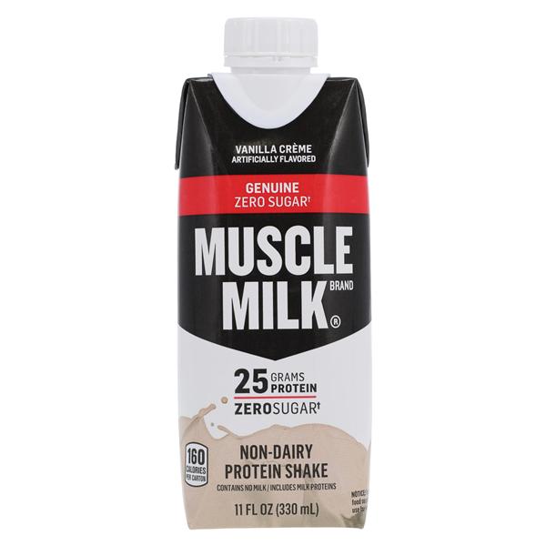 Muscle Milk Protein Shake Genuine RTD Vanilla 11oz Carton 12/Ca