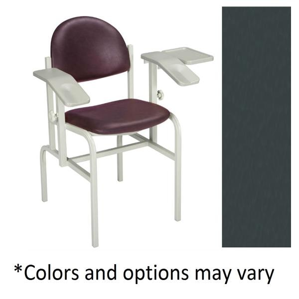 Blood Draw Chair Graphite 350lb Capacity Ea