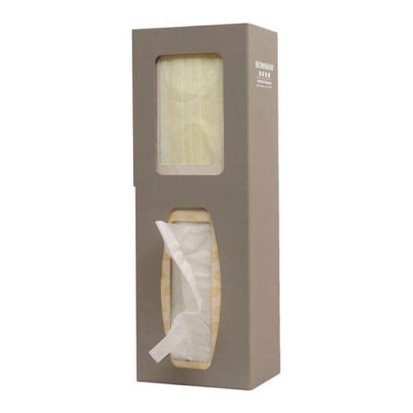 Face Mask/Tissue Dispenser Bay Gray Ea