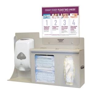 Cover Your Cough Compliance Kit For Sanitizer / Tissues / Face Masks Ea