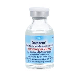 Dotarem Injection 0.5mmol/mL SDV 20mL 10/Package