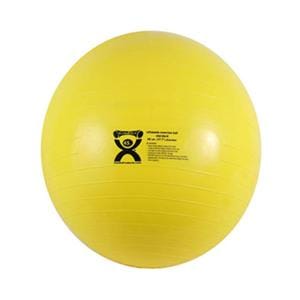 CanDo Exercise Ball Vinyl 45cm Yellow 2lb