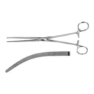 Pean Hemostatic Forceps Curved 11" Stainless Steel Non-Sterile Ea