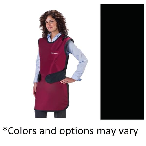 Easy Wrap X-Ray Apron Black Adult Unsx 22x37 Ld .5 Eqvlnc W/ Pckt / Thyrd Clr Ea