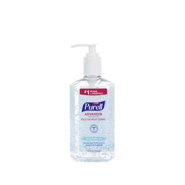 Purell Advanced Gel Sanitizer 12 oz Pump Bottle Ea