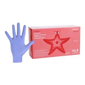 Starfish Nitrile General Purpose Gloves Medium Violet Blue, 10 BX/CA