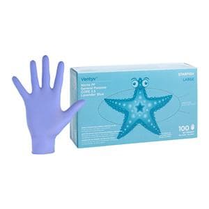 Starfish Nitrile General Purpose Gloves Large Violet Blue, 10 BX/CA