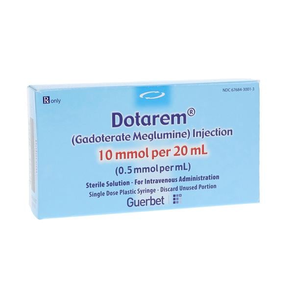 Dotarem Injection 0.5mmol/mL Prefilled Syringe 20mL 10/Ca