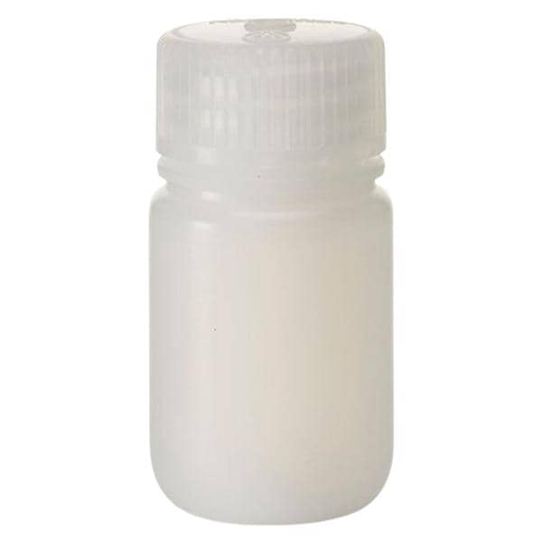 Nalgene Wide Mouth Bottle HDPE Natural 30mL 12/Pk