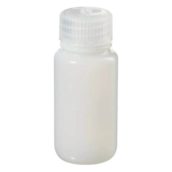 Nalgene Wide Mouth Bottle HDPE Natural Translucent 86mm 60mL 12/Pk