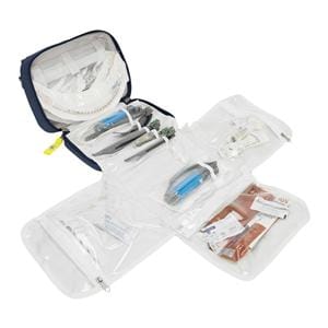 Meret AIRWAY PRO X Intubation Module 6.25x10.25x3.95" Navy Blue Ovrsz Zpr