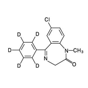 Reference Solution Diazepam-D5 Methanol 100ug/mL For LC/MS & GC/MS Ampule Ea