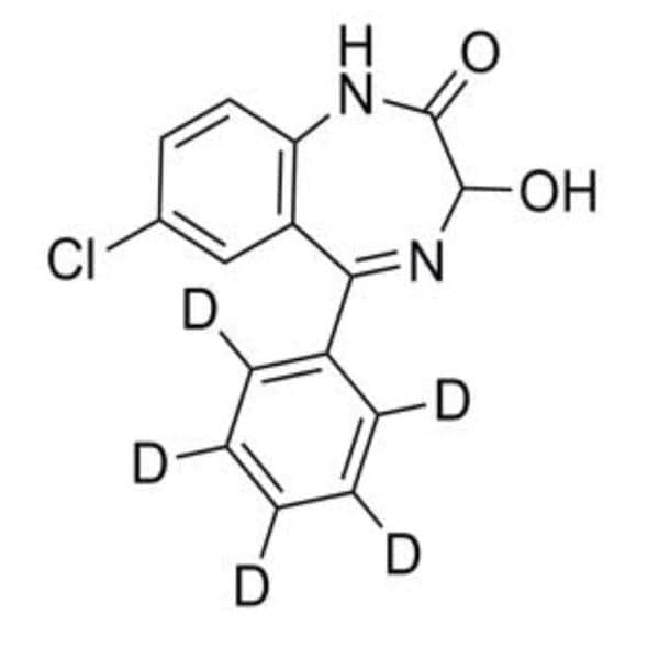 Oxazepam-D5 Reference Solution Methanol 100ug/mL For GC/MS & LC/MS Ampule Ea