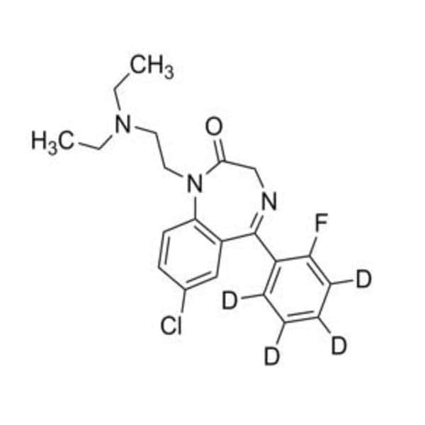 Flurazepam-D4 Reference Solution Methanol 100ug/mL For GC/MS & LC/MS Ampule Ea