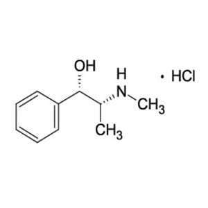 1S,2R Ephedrine HCl Reference Solution Methanol 1mg/mL Ampule Ea