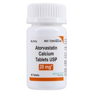 Atorvastatin Calcium 20mg 90/Bt