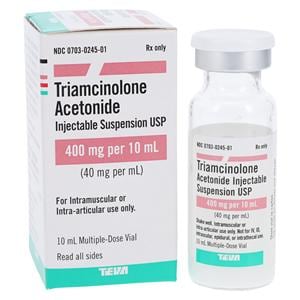 Triamcinolone Acetonide Injection 40mg/mL MDV 10mL 10mL/Vl