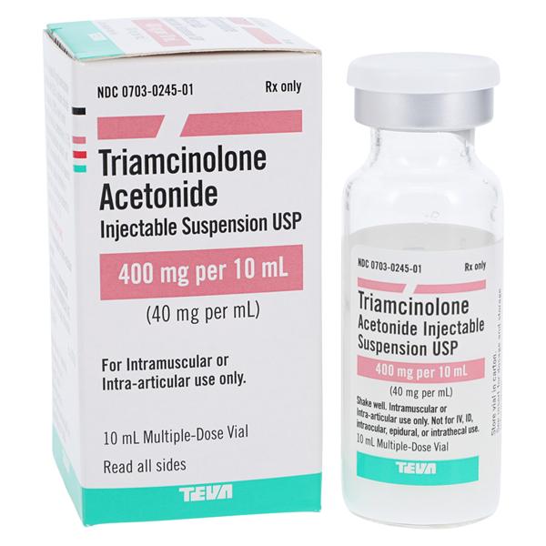 Triamcinolone Acetonide Injection 40mg/mL MDV 10mL 10mL/Vl