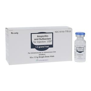 Ampicillin/Sulbactam Injection 1.5gm/vl Powder Vial 10/Package