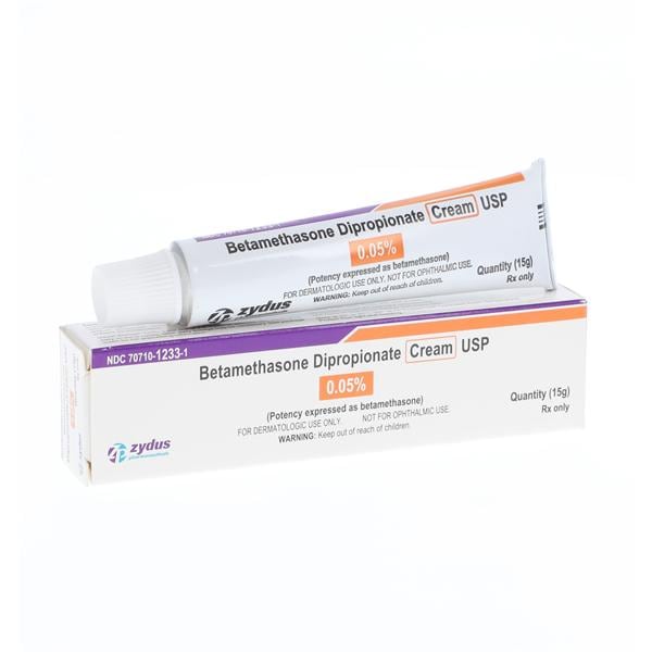 Betamethasone Dipropionate Topical Cream 0.05% Tube 15gm Each