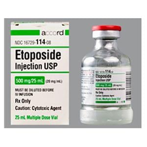 Etoposide 20mg/mL 25mL/Vl